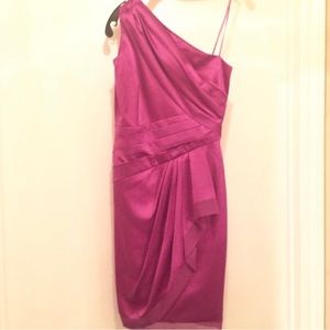 Vince Camuto One Shoulder Cocktail Dress Size 6